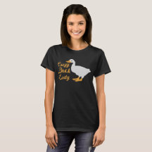 Verrücktes Enten-Damen-Shirt