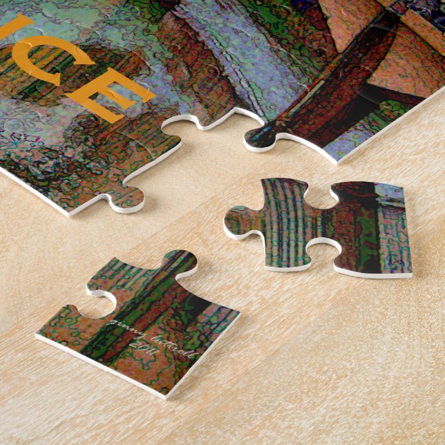 Verrücktes Florenz Italien Puzzle (Seite)