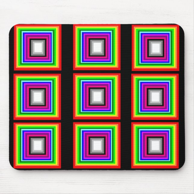 verrücktes Kästen mousepad (Vorne)