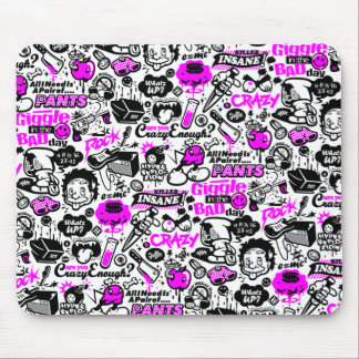 Verrücktes kombiniertes mousepad