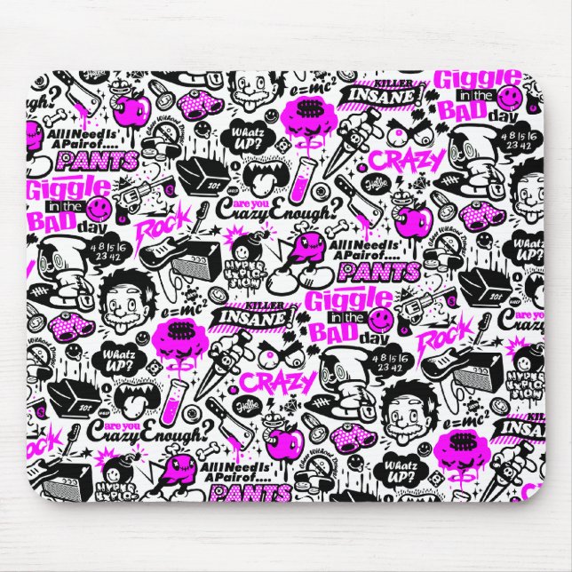 Verrücktes kombiniertes mousepad (Vorne)