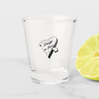 verrücktes Liebe-Shot-Glas