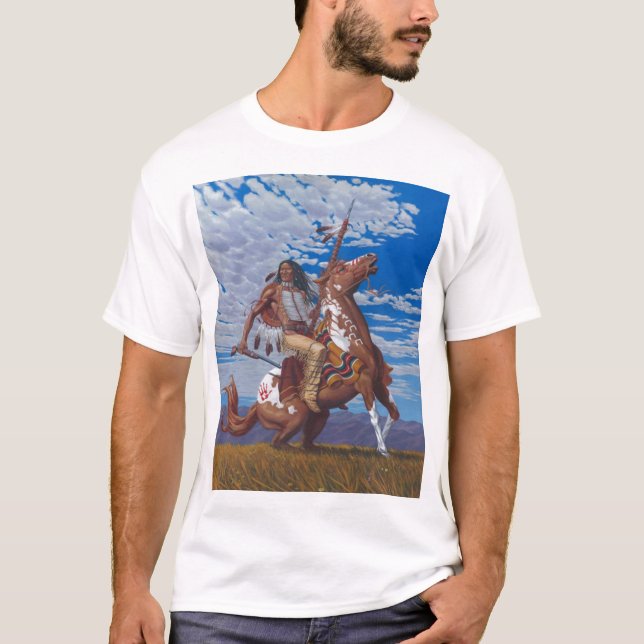 Verrücktes Pferd T-Shirt (Vorderseite)