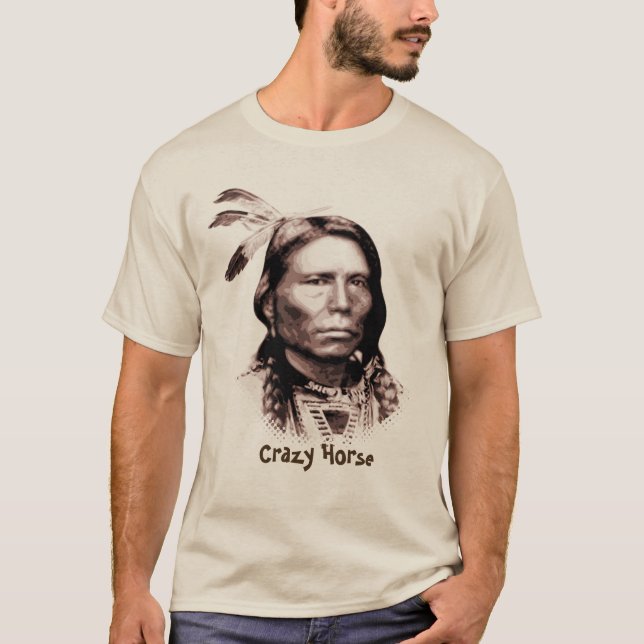 Verrücktes Pferd T-Shirt (Vorderseite)