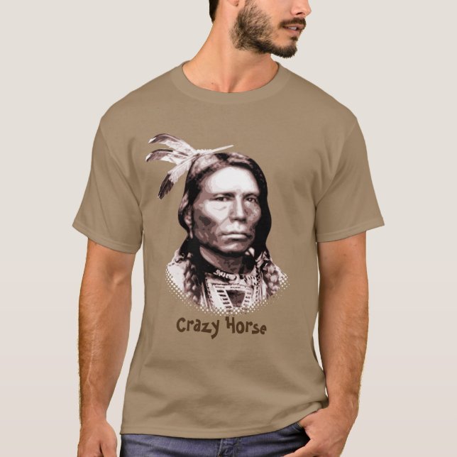 Verrücktes Pferd T-Shirt (Vorderseite)