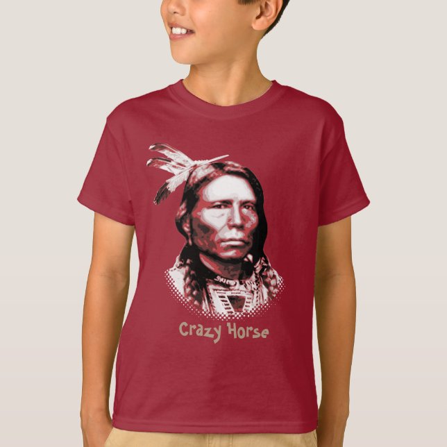 Verrücktes Pferd T-Shirt (Vorderseite)