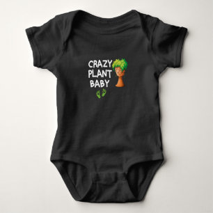 Verrücktes Pflanzenbaby, Süßes Pflanzenbasiertes N Baby Strampler