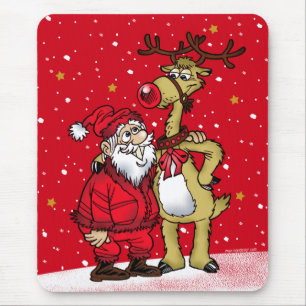 VERRÜCKTES REN MOUSEPAD