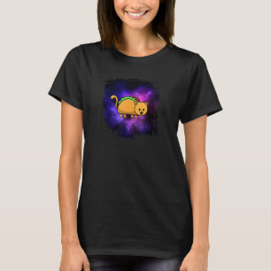 Verrücktes Weltraum-Taco-Katzen-Galaxie-Kätzchen T-Shirt