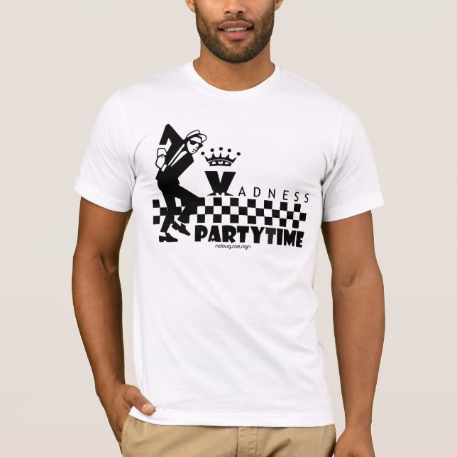 VERRÜCKTHEIT PARTYTIME T-Shirt (Vorderseite)