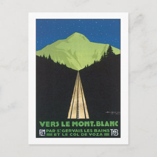 Vers le Mont Blanc Postkarte