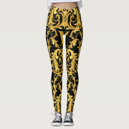 Versace Barocco Collection-Muster Leggings