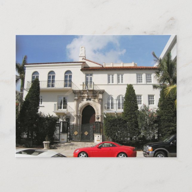 Versace Mansion Postkarte (Vorderseite)