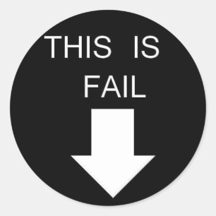 versag runder aufkleber