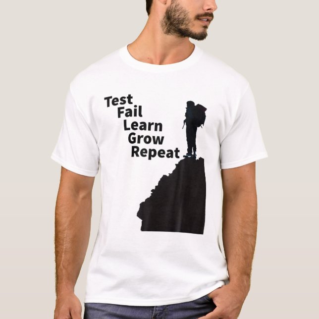 Versag und Lernen T-Shirt (Vorderseite)