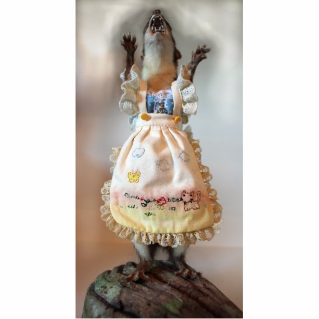 Versagen Sie Weasel Skulptur Freistehende Fotoskulptur (Vorne)