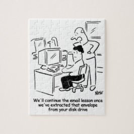 Versagt E-Mail-Computerunterricht Puzzle