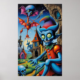 Versagt Sobriety Test in Shroomville - Ken Gage Ar Poster