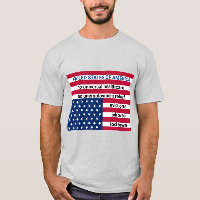 VERSAGT STAATEN AMERIKAS T-Shirt (Vorderseite)