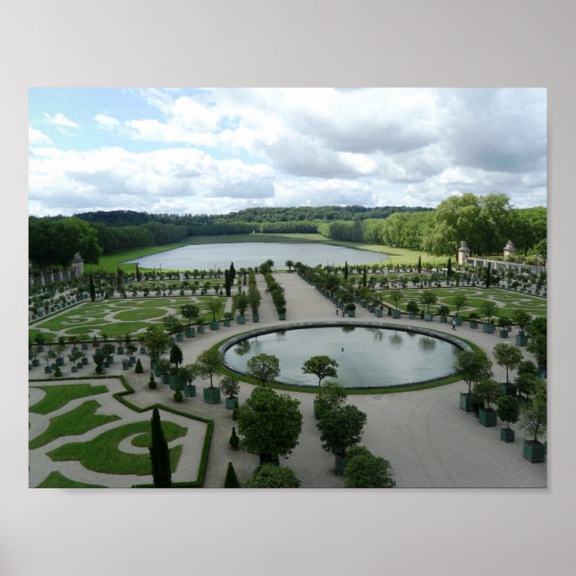 Versailles Garden Orangerie Foto Poster Frankreich (Vorne)
