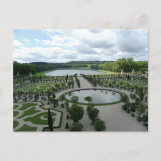 Versailles Gardens Pools Orangerie Frankreich Post Postkarte
