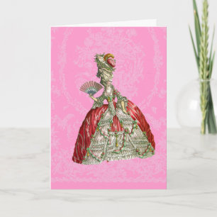 Versailles Marie Antoinette Stationery Card