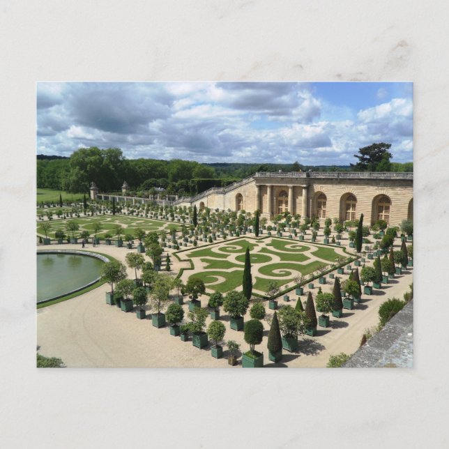 Versailles Orangerie Frankreich Gardens PostCard Postkarte (Vorderseite)