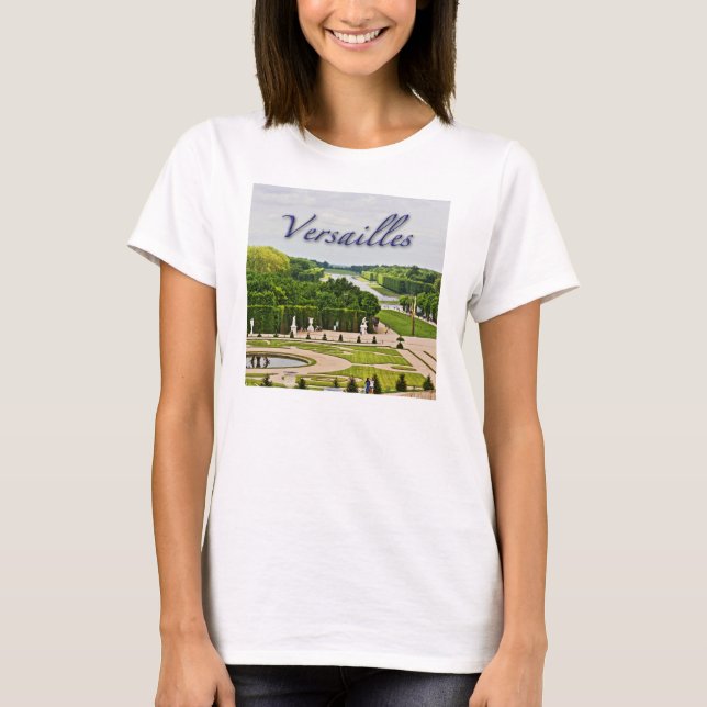 Versailles-Palast-Gärten T-Shirt (Vorderseite)