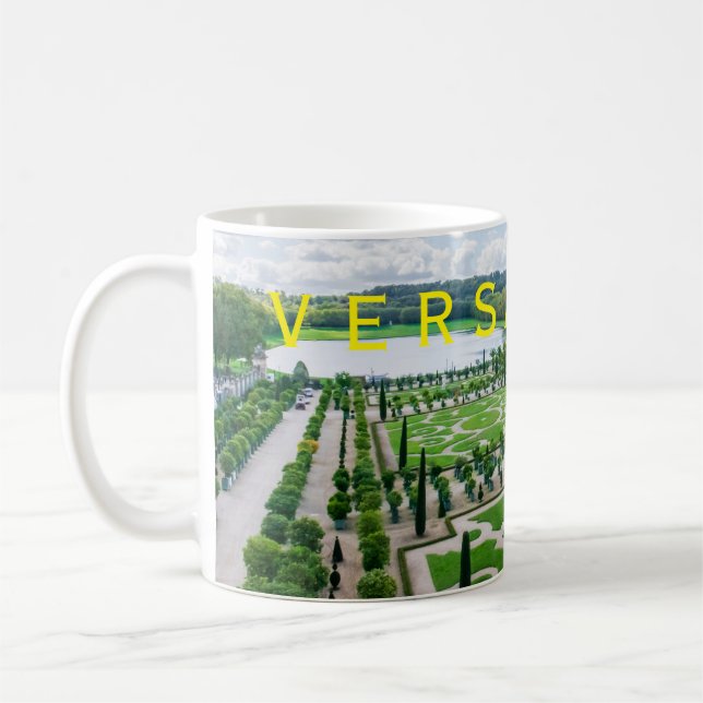 Versailles-Palast-Garten-Tasse Kaffeetasse (Links)