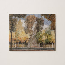 Versailles Park im Herbst (von Konstantin Somov)