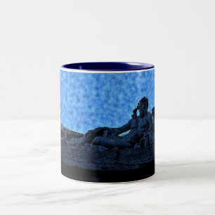 Versailles Statues Painting Zweifarbige Tasse