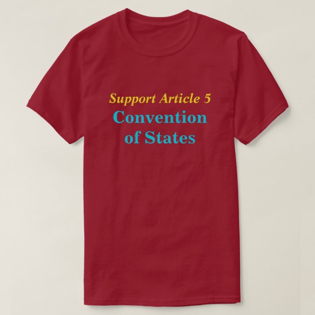 Versammlung von Staaten, T-Shirt des Stützartikels (Design vorne)