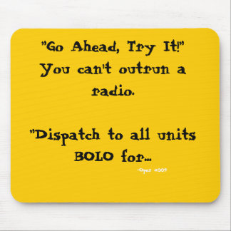 Versand-Mausunterlage "Sie können einen Radio Mousepad