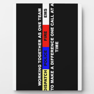 Versand, Polizei, Feuer, EMS Fotoplatte