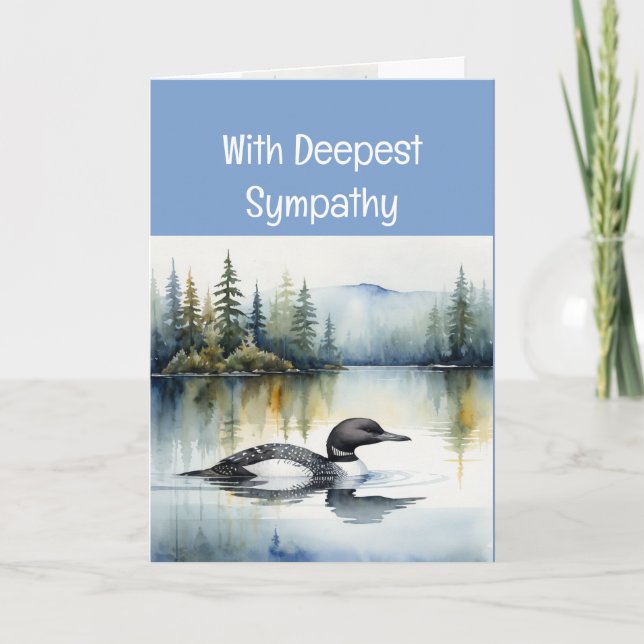 Versand von Liebe & Gebete Beileid Zeit des Verlus Karte (Vorderseite)