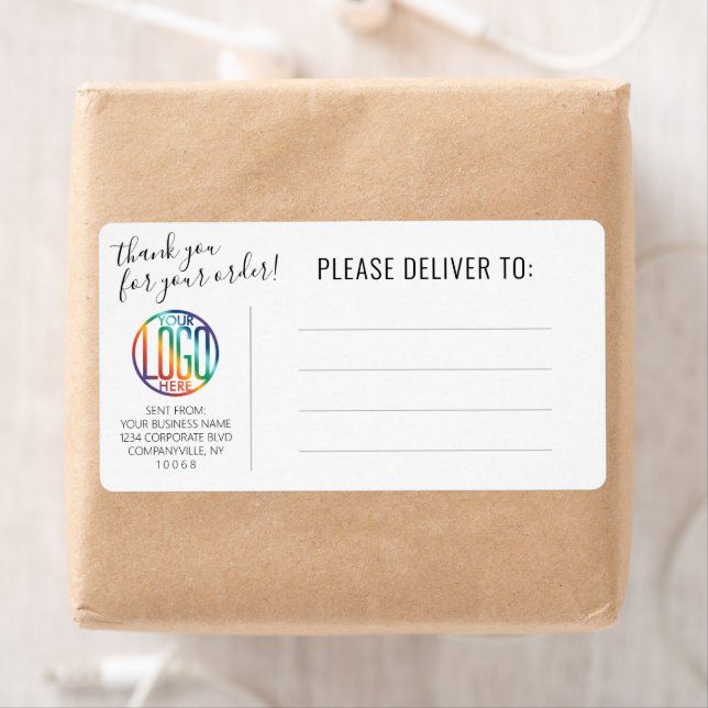 Versand von Rücksendeadressen für Geschäftslogos i (Insitu)