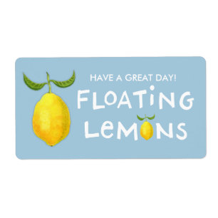 Versandmarke für schwimmende Lemonen