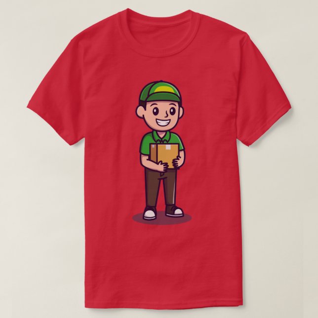 Versandpaket Cartoon 1 T-Shirt (Design vorne)