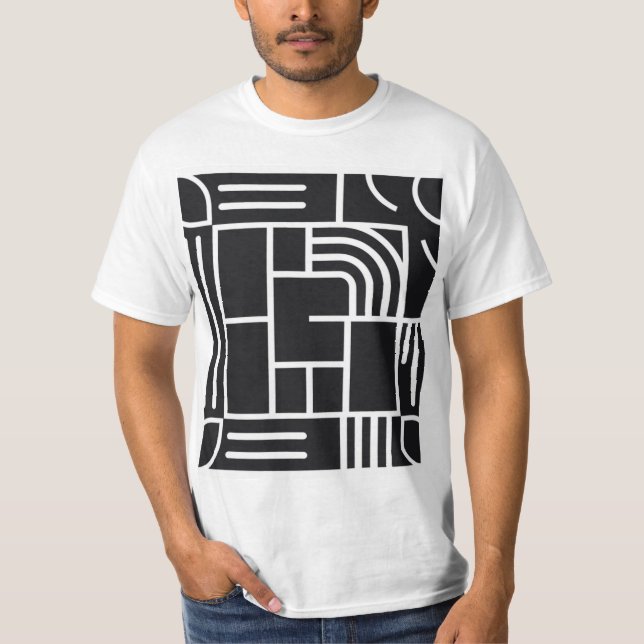 Versatile Abstract Design T-Shirt (Vorderseite)