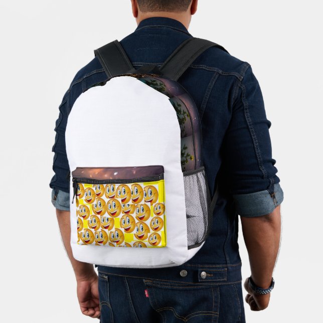 Versatile Backpack With a Einzige Emoji Pocket Bedruckter Rucksack (Insitu (Modell))