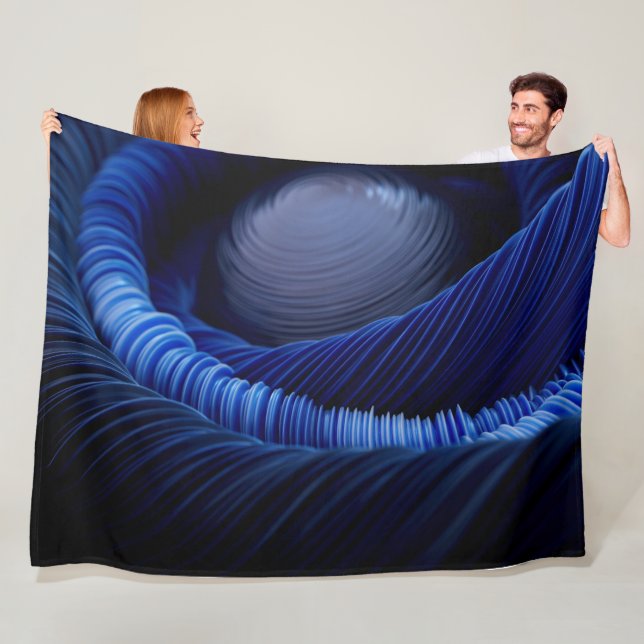 Verschachtelte Schleifen Fleecedecke (Beispiel)