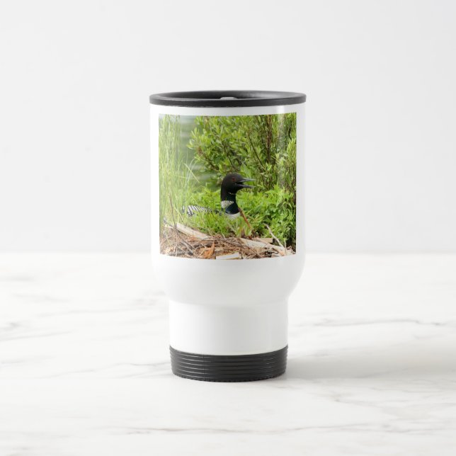 Verschachtelungloon-Reise-Tasse Reisebecher (Mittel)