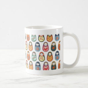 Verschachtelungspuppendruck Kaffeetasse