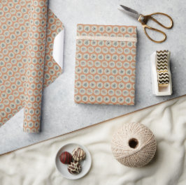 Verschärfte Fehler in Orange Wrapping Paper Geschenkpapier