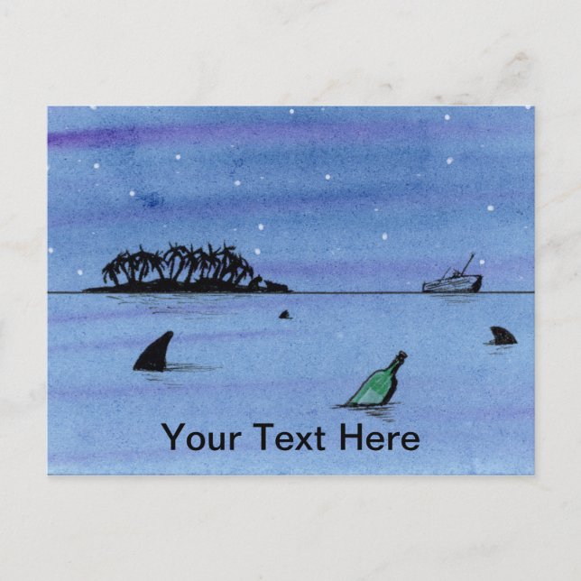 verschickt postkarte (Vorderseite)