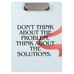 Verschiebe nie, was du heute kannst - Motivierend Klemmbrett