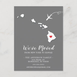Verschieben der Ankündigungs-Staat HAWAII Postkart Postkarte