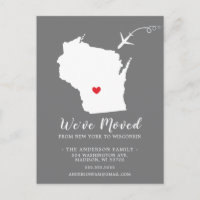 Verschieben des Staat der Ankündigung WISCONSIN Po