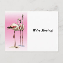 Verschieben - Zuhause ändern - Postkarte