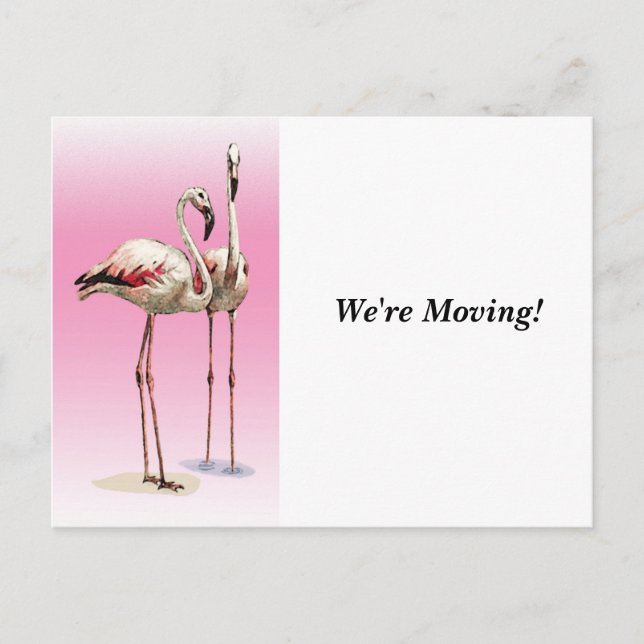 Verschieben - Zuhause ändern - Postkarte (Vorderseite)